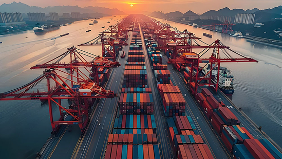 Port Terminal Container Transshipment